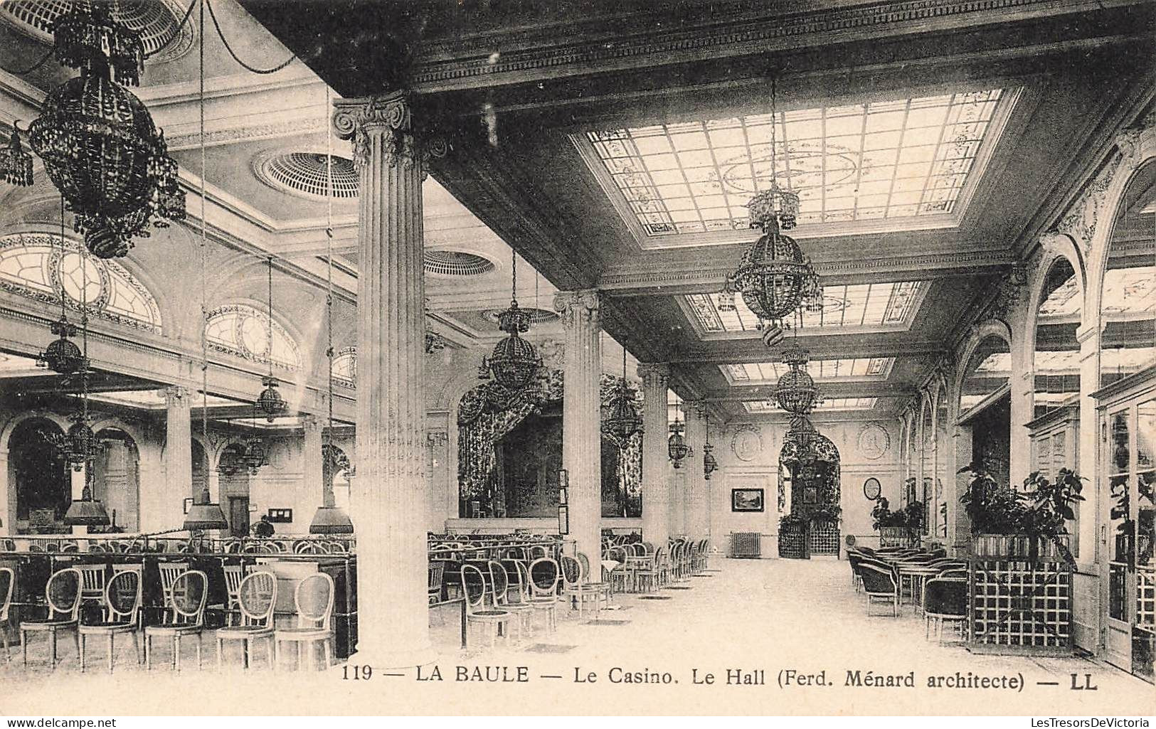 FRANCE - La Baule - Le Casino - Le Hall - Carte Postale Ancienne - La Baule-Escoublac