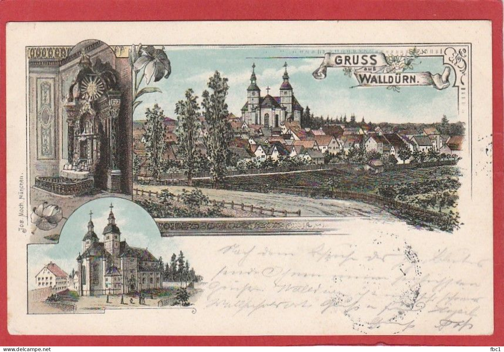 Allemagne - Walldürn - "Gruss Aus Walldürn" 1897 - Mosbach