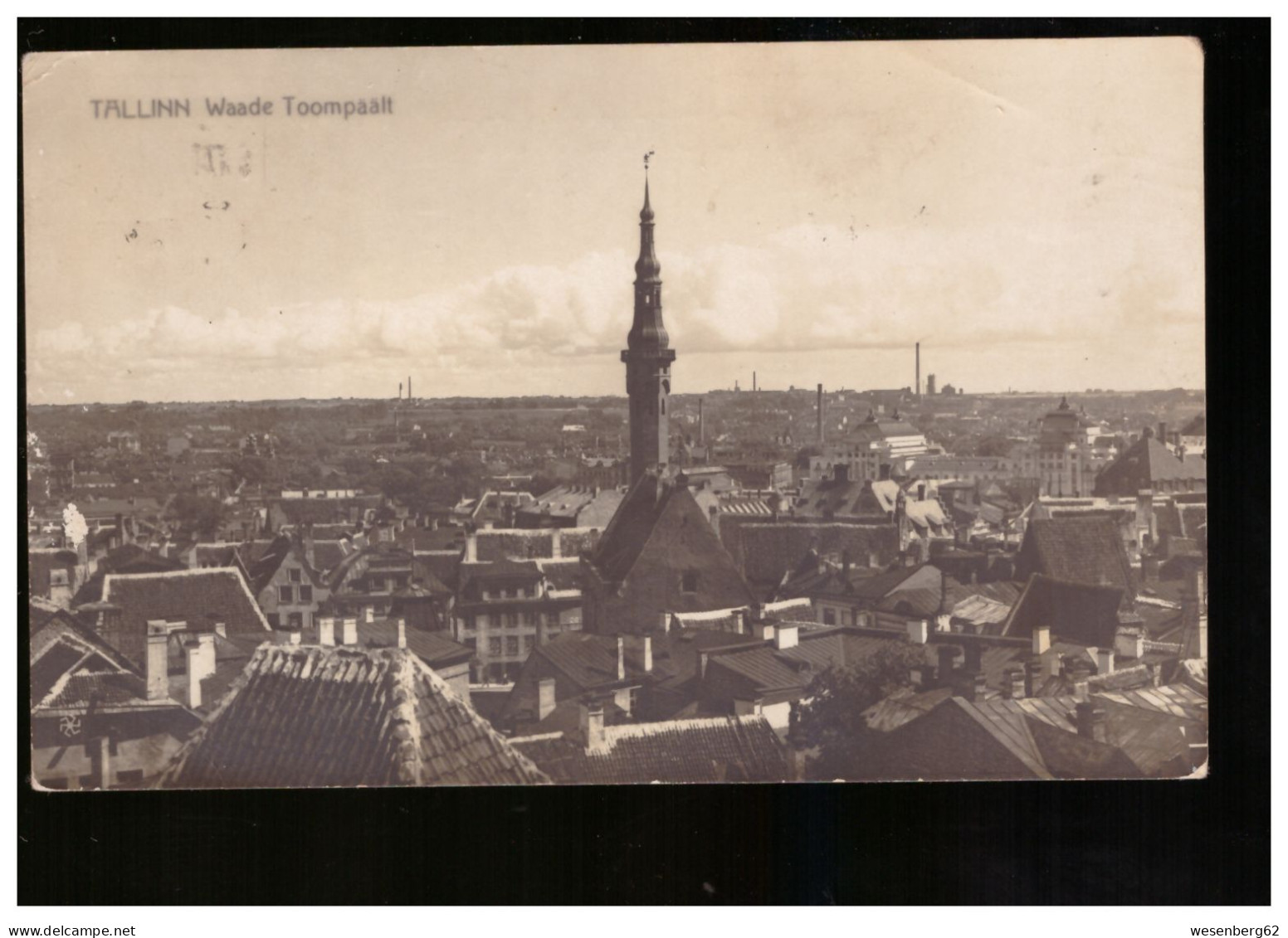 Reval/ Tallinn Waade Toompäält Ca 1925 - Estonia