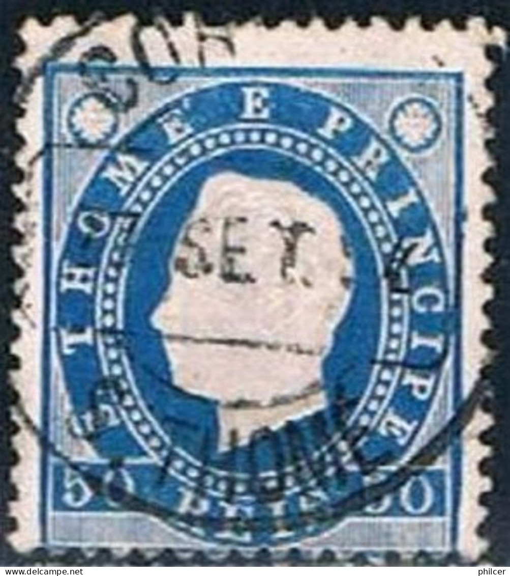 S. Tomé, 1887, # 20 Dent. 12 1/2, Used - St. Thomas & Prince