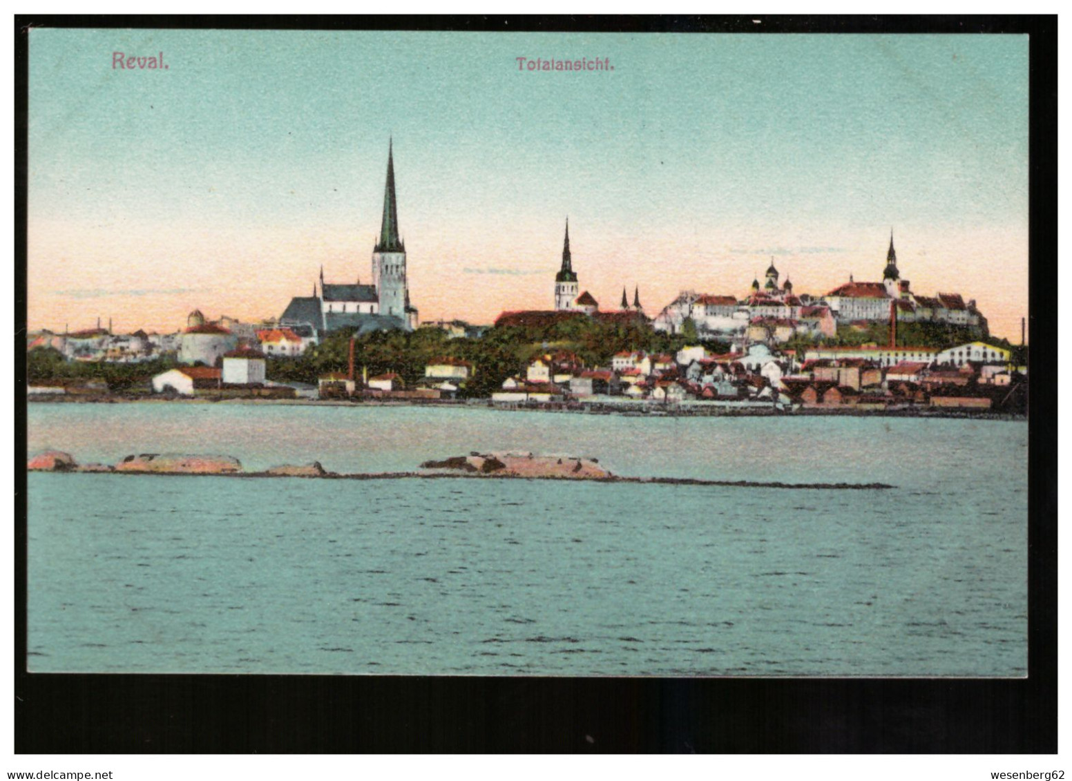 Reval/ Tallinn Totalansicht Ca 1915 - Estonia