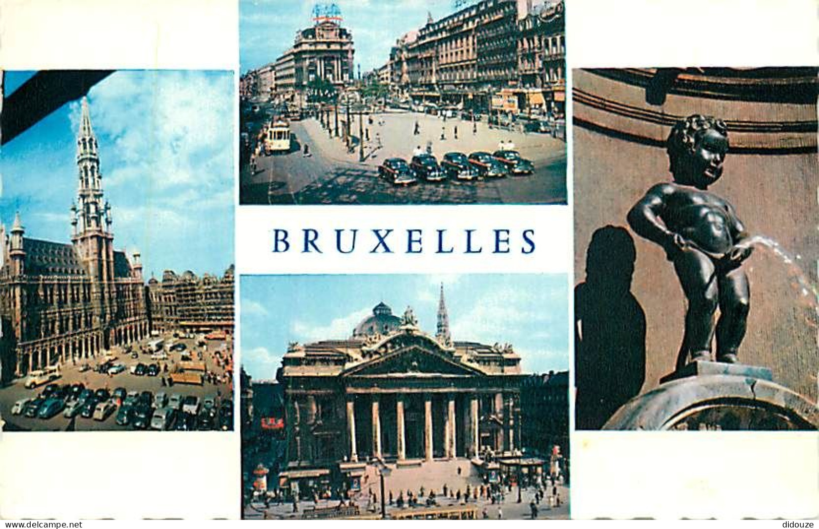 Belgique - Bruxelles - Brussels - Multivues - Manneken-Pis - Carte Neuve - CPM - Voir Scans Recto-Verso - Multi-vues, Vues Panoramiques