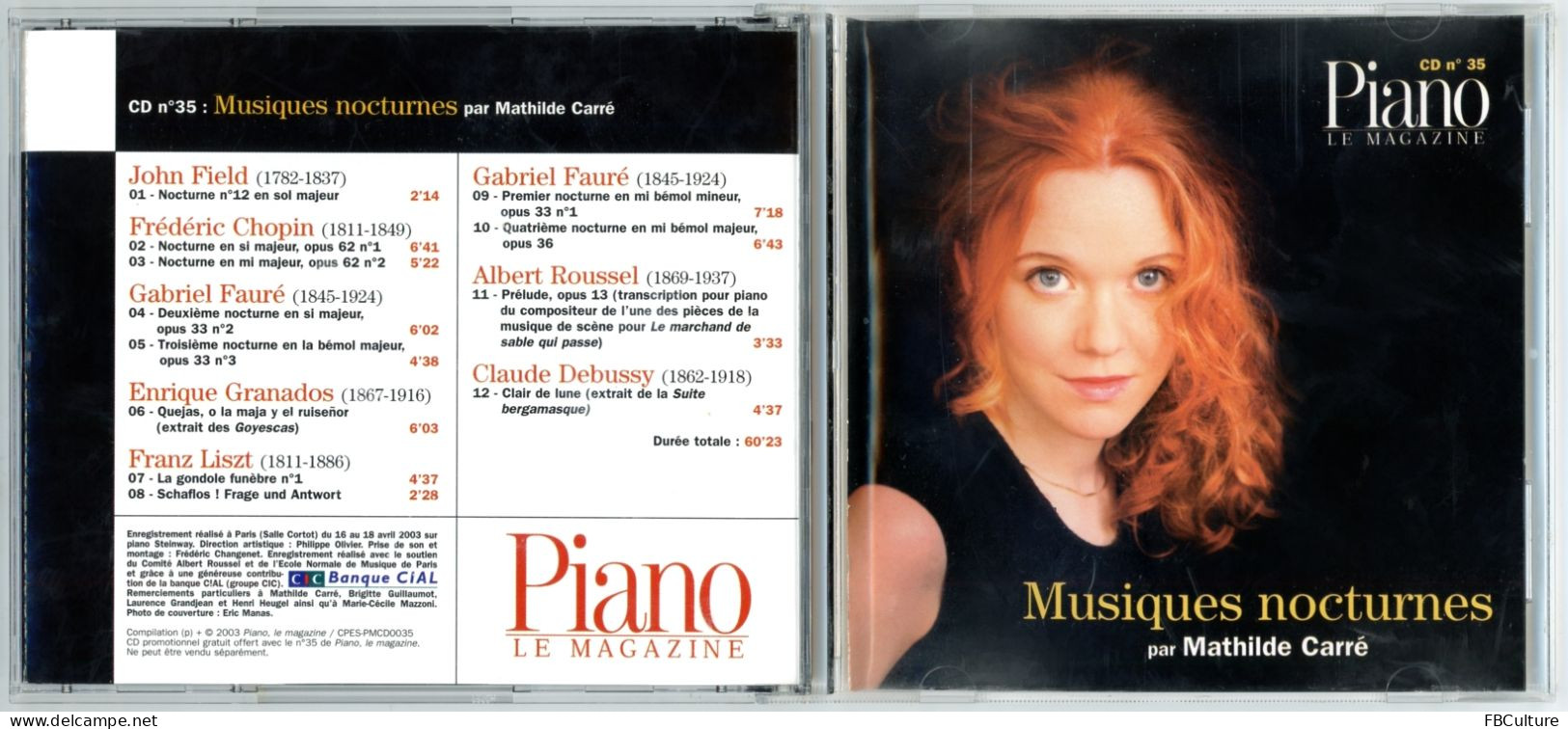 Piano Magazine N° 35 Avec CD - Juillet-Août 2003 - François-René Duchable - Muziek