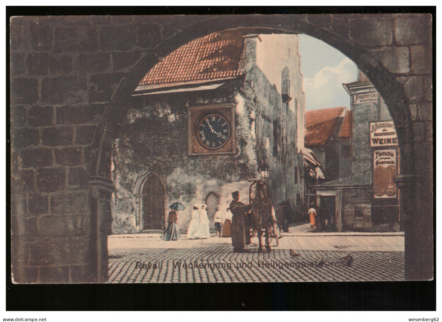 Reval/ Tallinn Weckergang Und Heiligengeist Kirche Ca 1910 - Estonie