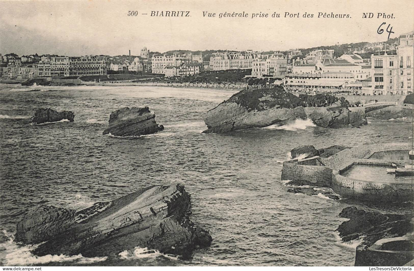 FRANCE - Biarritz - Vue Générale Prise Du Port Des Pêcheurs - Carte Postale Ancienne - Biarritz