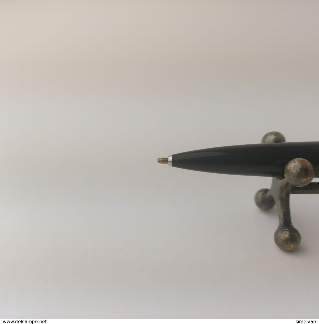 Vintage Markant 165 Ballpoint Pen Black Plastic Chrome Trim Germany #5505 - Penne