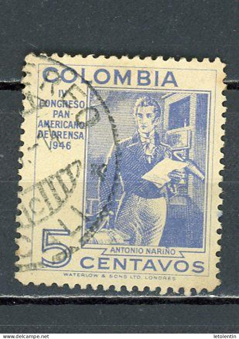 COLOMBIE -  LA PRESSE  - N° Yvert 412 Obli. - Colombie