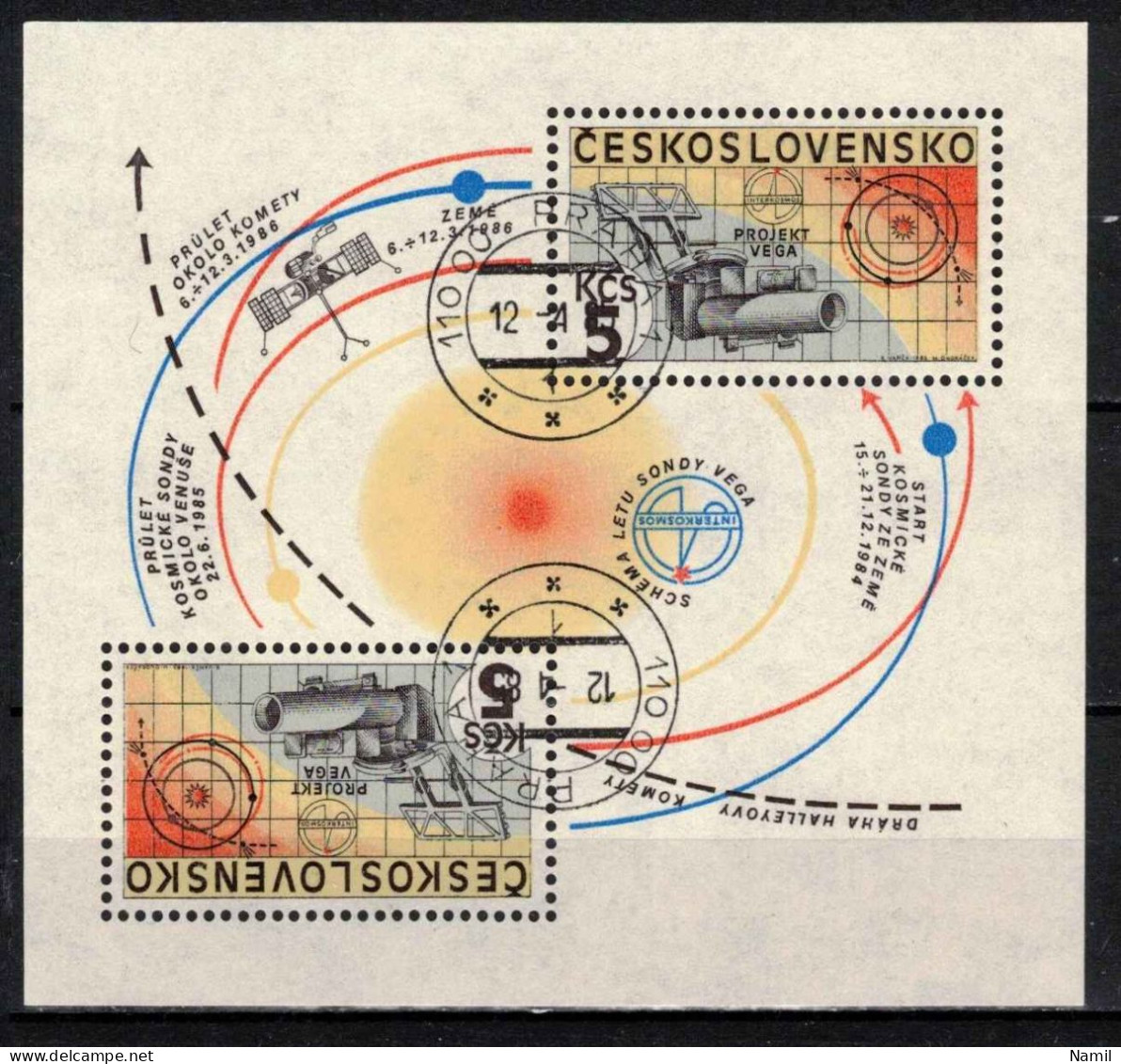 Tchécoslovaquie 1985 Mi 2809 - Bl.64 (Yv BF 68), Obliteré - Gebruikt