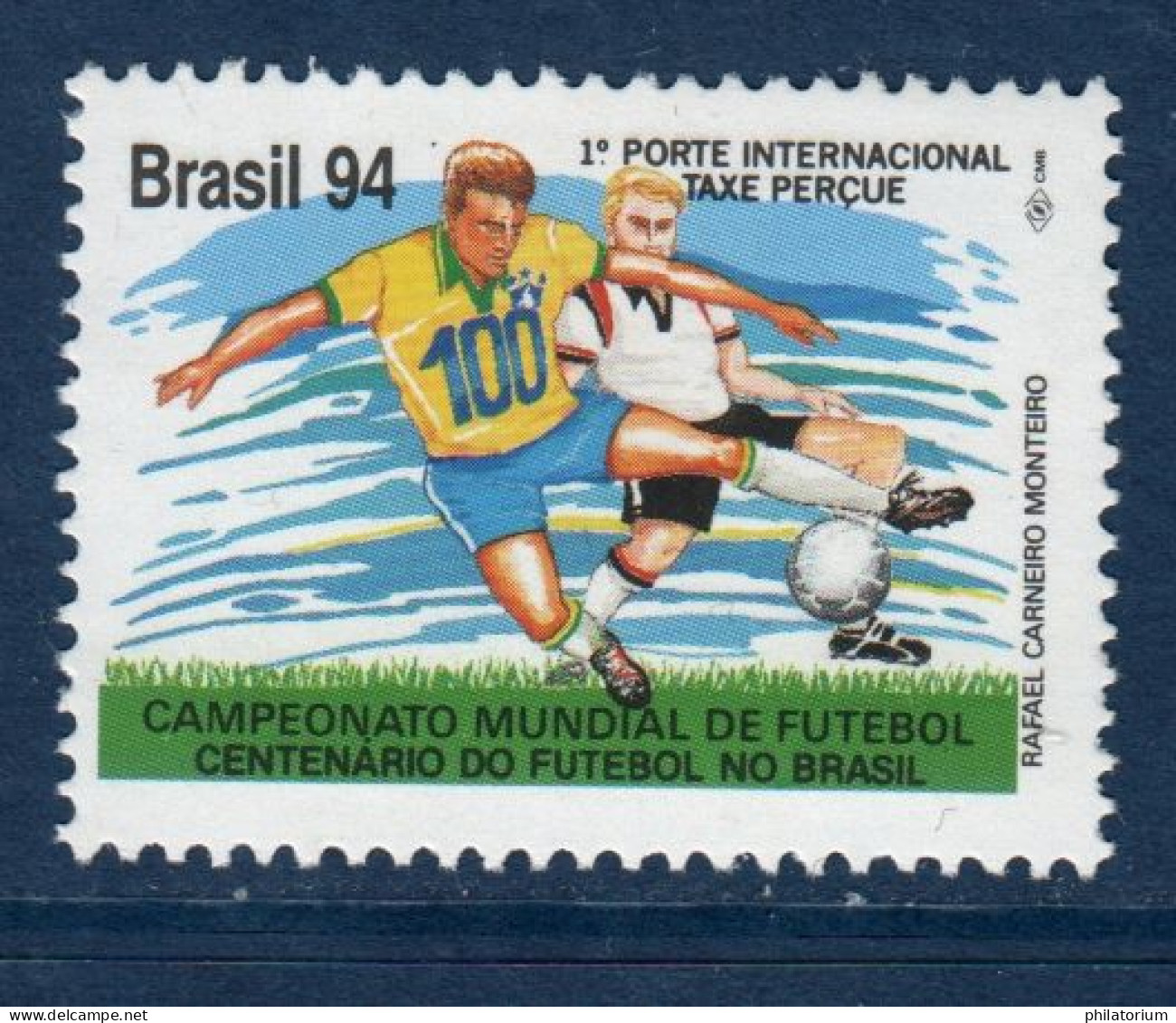 Bresil, Brasil, **, Yv 2169, Mi 2588, SG 2639, Championnat Du Monde De Football, - 1994 – USA