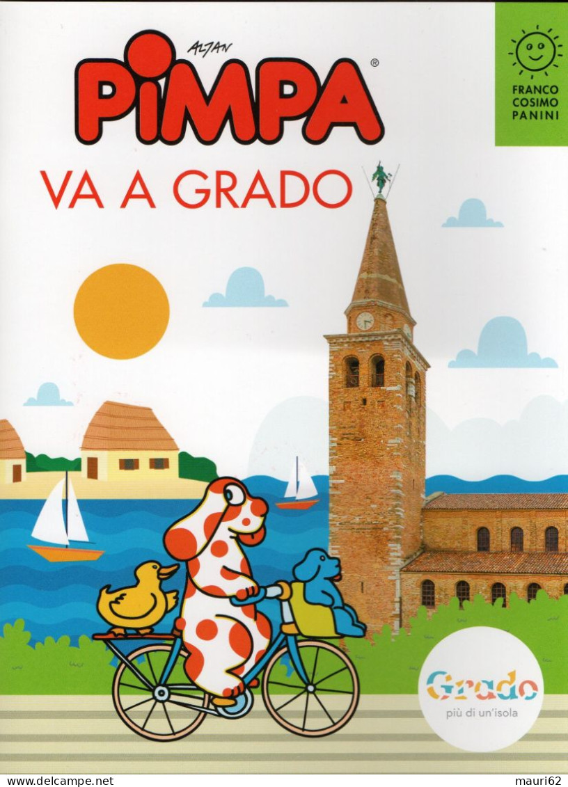 GRADO - PIMPA VA A GRADO Bel Libretto Per Bimbi Di Altan A Colori. Con Adesivi Copertina Flessibile – Illustrato, - Other & Unclassified