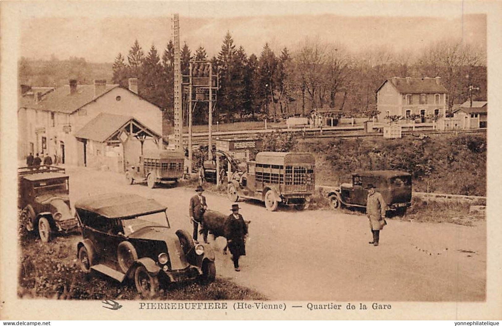 87 - HAUTE-VIENNE - PIERREBUFFIERE -  Quartier De La Gare - 10410 - Pierre Buffiere