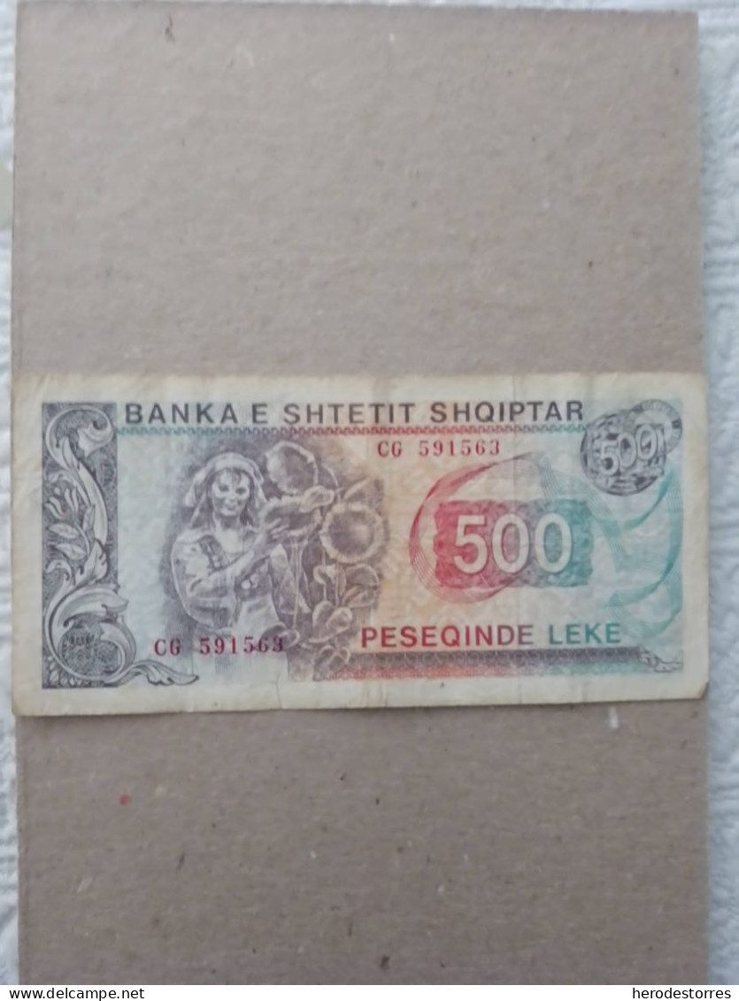 Billete De Albania De 500 Leke, Año 1991 - Albanië