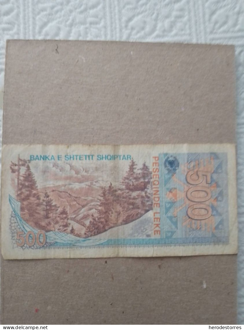 Billete De Albania De 500 Leke, Año 1991 - Albanie