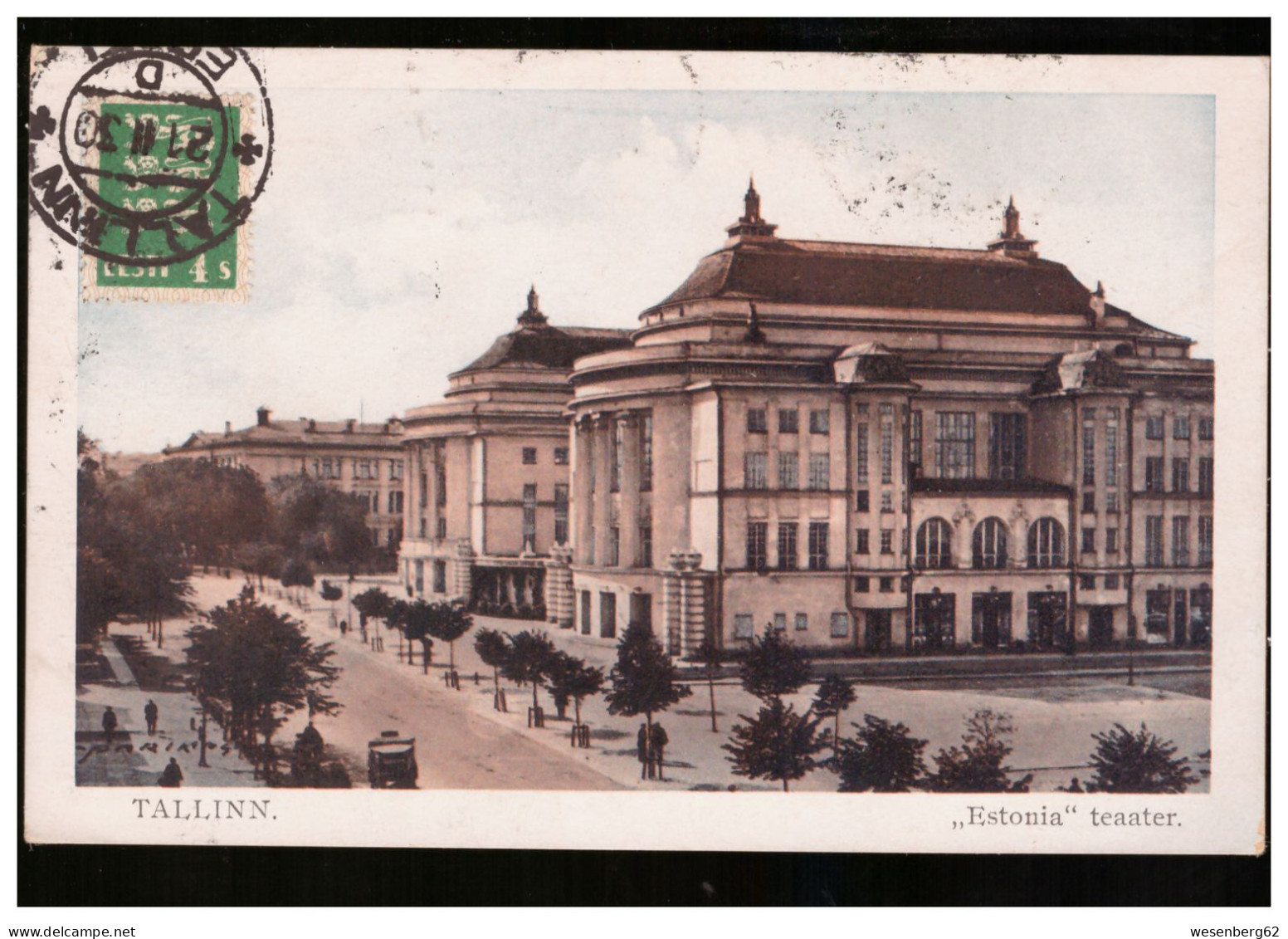 Reval/ Tallinn Estonia Teater 1930 - Estland