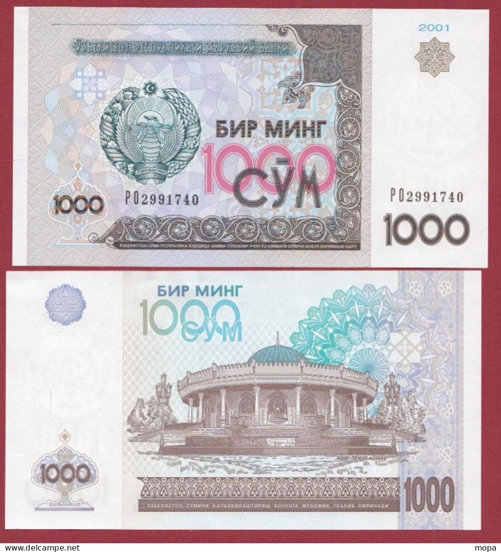 Ouzbékistan 1000 SUM  2001 ---UNC---(199) - Uzbekistan