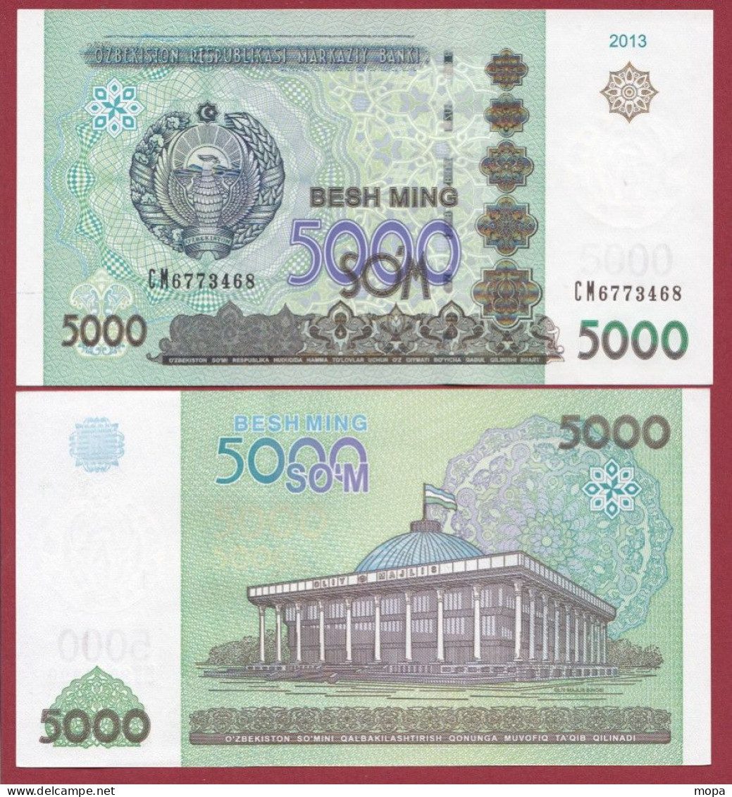 Ouzbékistan 5000 SUM  2013 ---UNC---(200) - Usbekistan