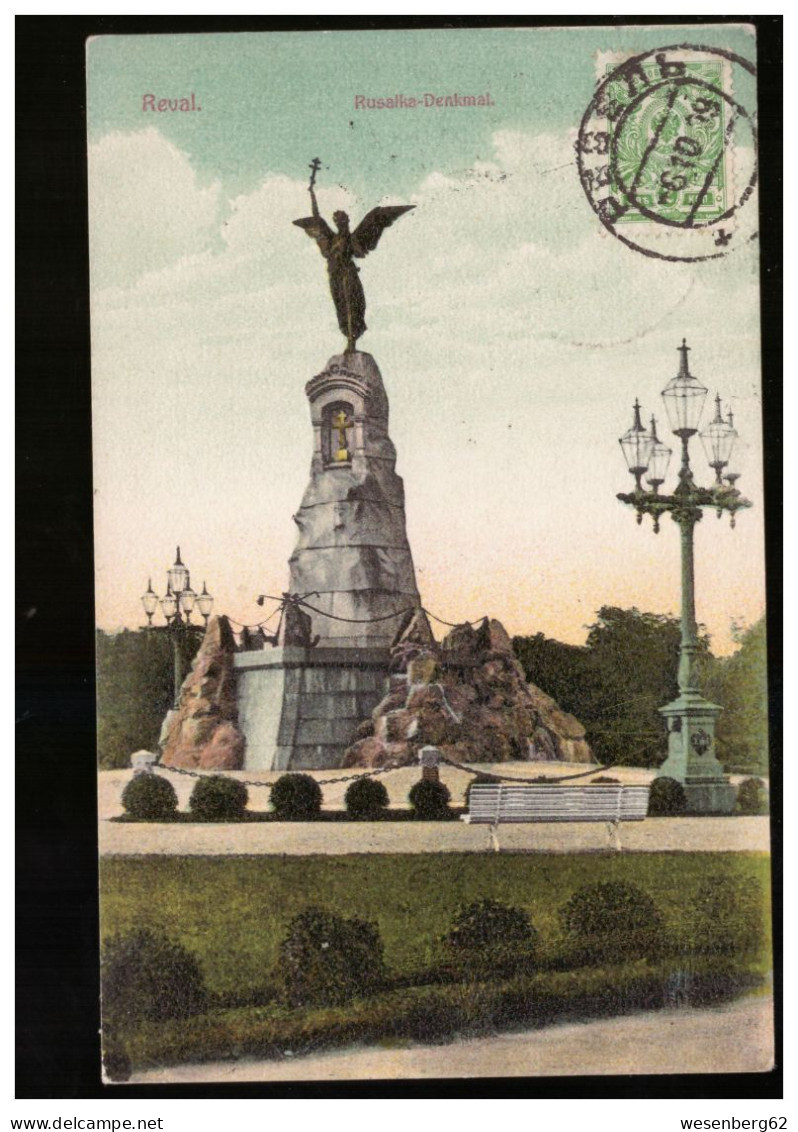 Reval/ Tallinn Russalka Denkmal 1909 - Estonia