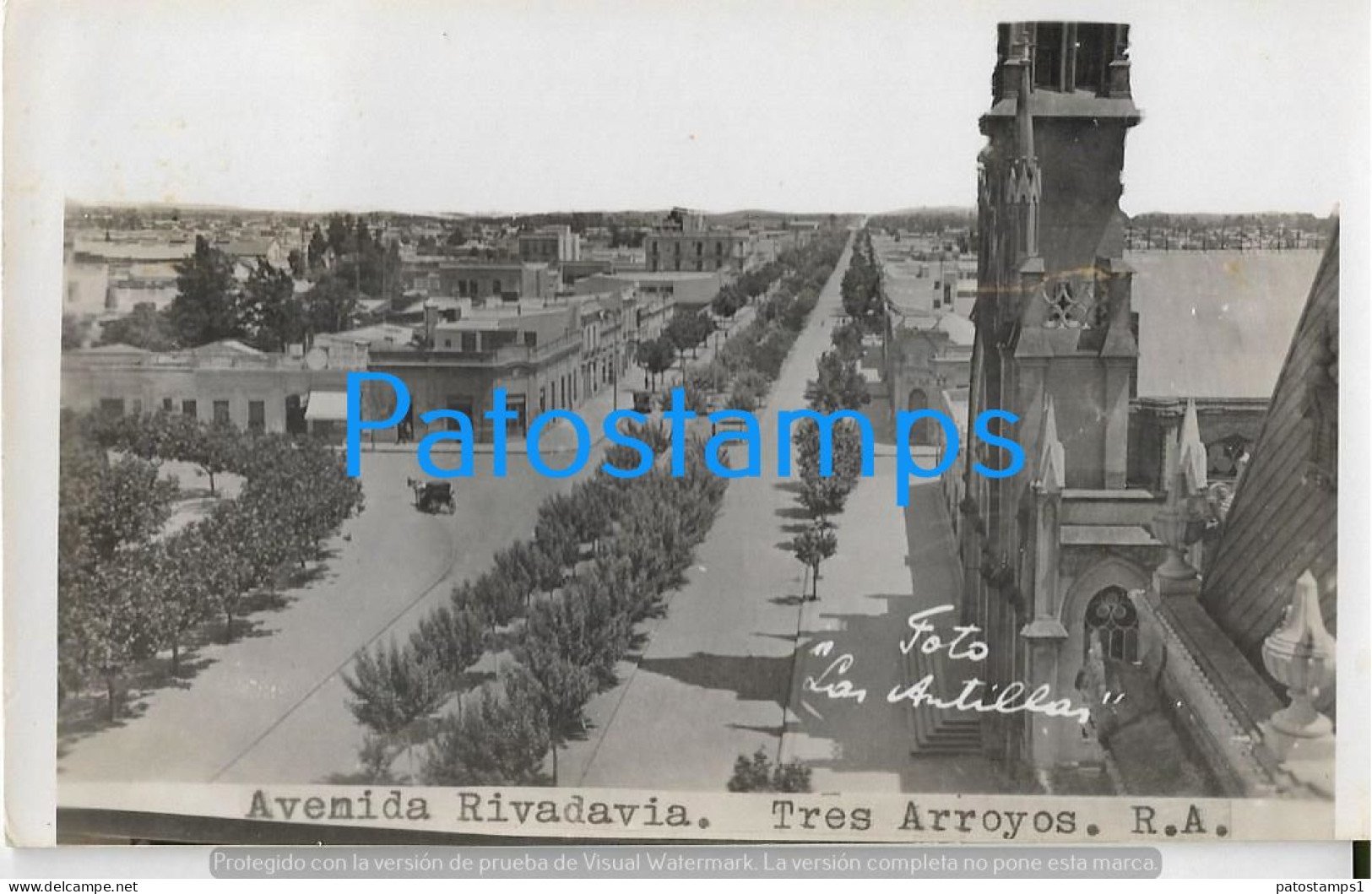 225204 ARGENTINA BUENOS AIRES TRES ARROYOS AVENIDA RIVADAVIA POSTAL POSTCARD - Argentinië