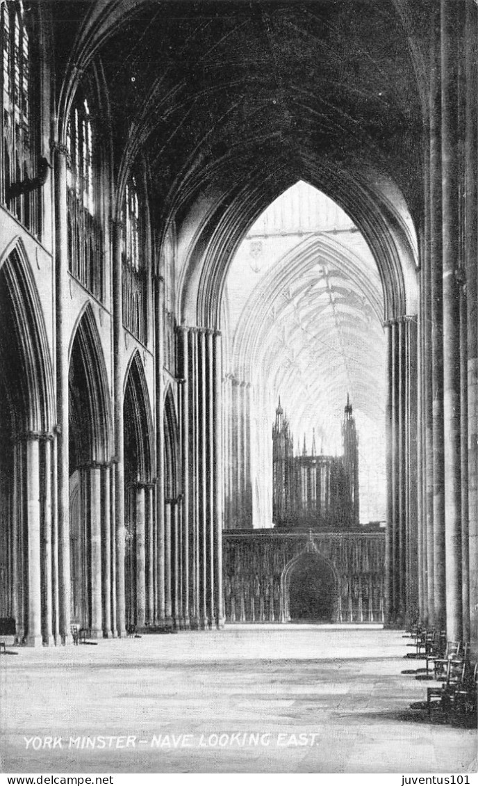 CPA York Minster-Nave Looking East    L2709 - York