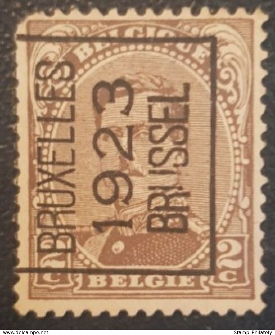 Belgium 1923 Brussel Precancel Classic Stamp - Altri & Non Classificati