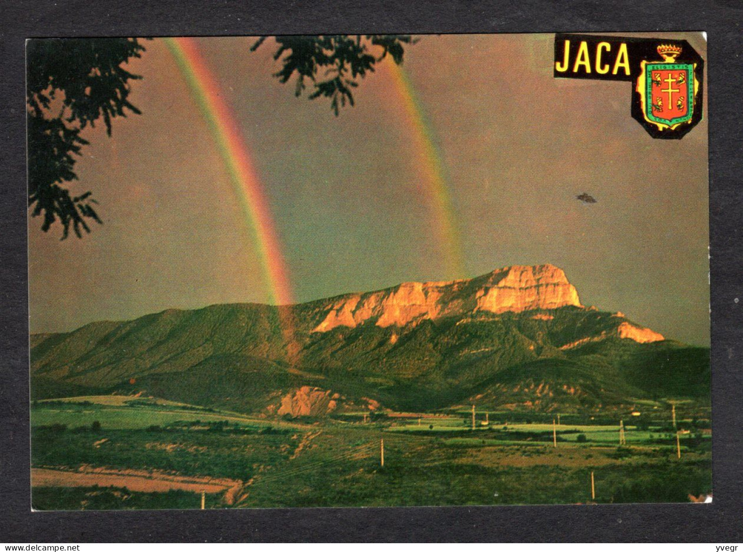 Espagne - N° 25 - ALTO ARAGON (Huesca) JACA - Pena De Oroel Después De Una Tormenta - Arc En Ciel - Autres & Non Classés