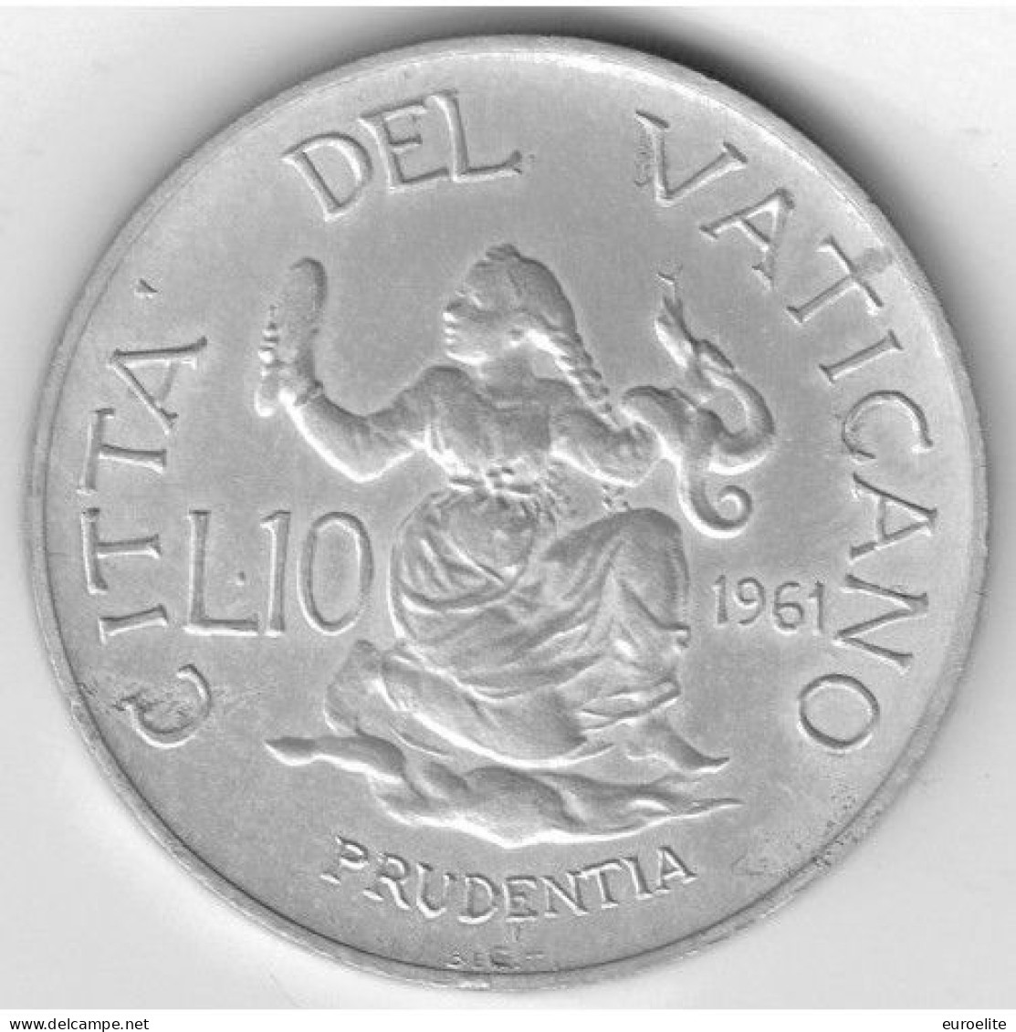 VATICANO Papa Giovanni XXIII (1959 - 1962) 10 Lire ANNO 1961 - Vatican