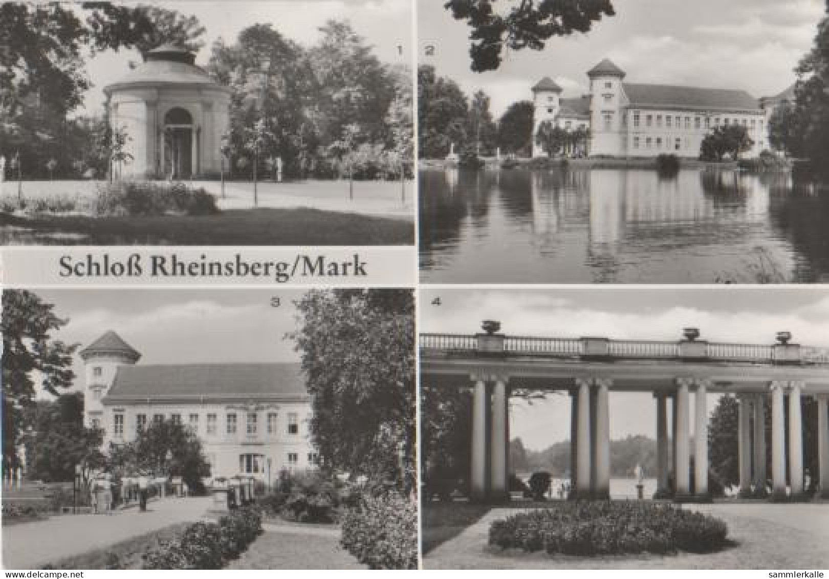 15689 - Schloss Rheinsberg Kr. Neuruppin - Ca. 1985 - Rheinsberg