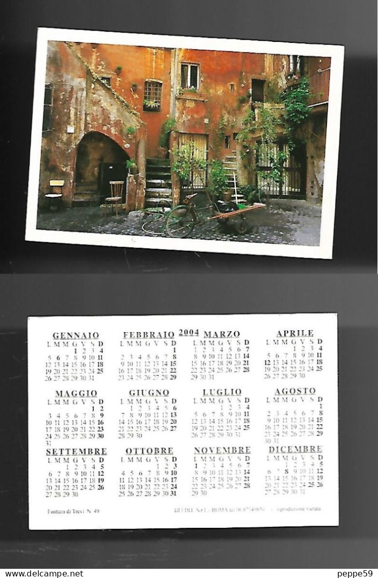 Calendarietto Pubblicitario 2004 - Roma 05 - Tamaño Pequeño : 2001-...