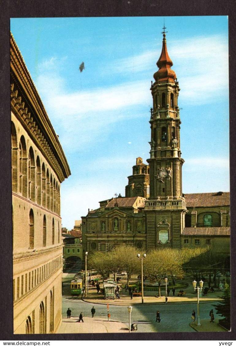 Espagne - N° 119 - ZARAGOZA -Catedral (Cathédrale) De La Seo, Fachada Principal (Façade Principale) - Zaragoza