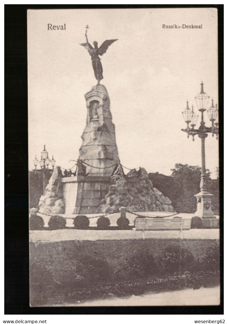 Reval/ Tallinn Russalka Denkmal  1909 - Estland