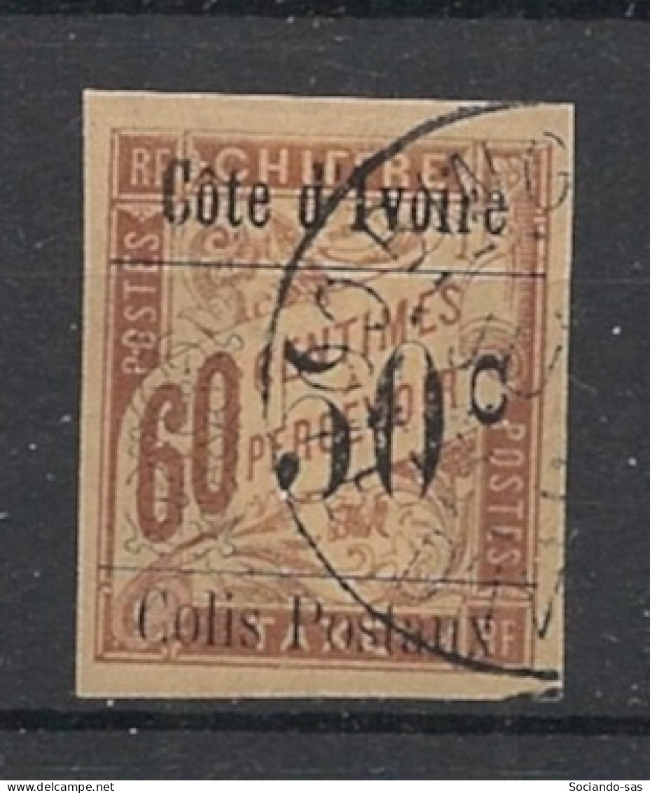 COTE D'IVOIRE - 1903 - Colis Postaux N°YT. 6 - Type Duval 50c Sur 60c Brun - Oblitéré / Used - Used Stamps