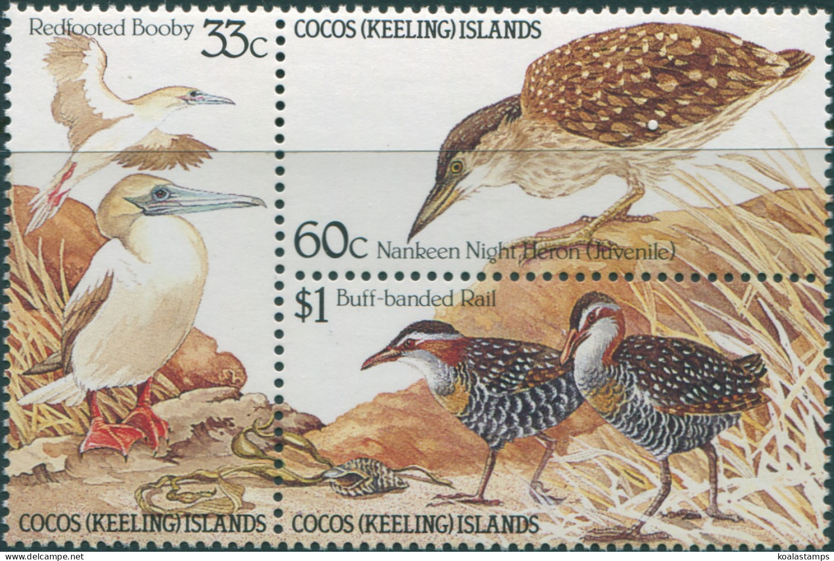 Cocos Islands 1985 SG132-134 Birds Set MNH - Cocos (Keeling) Islands