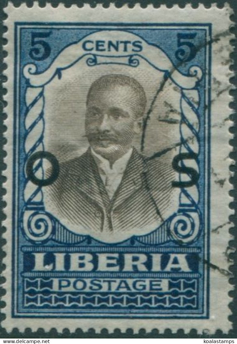 Liberia 1921 SGO431 5c President Howard FU - Liberia