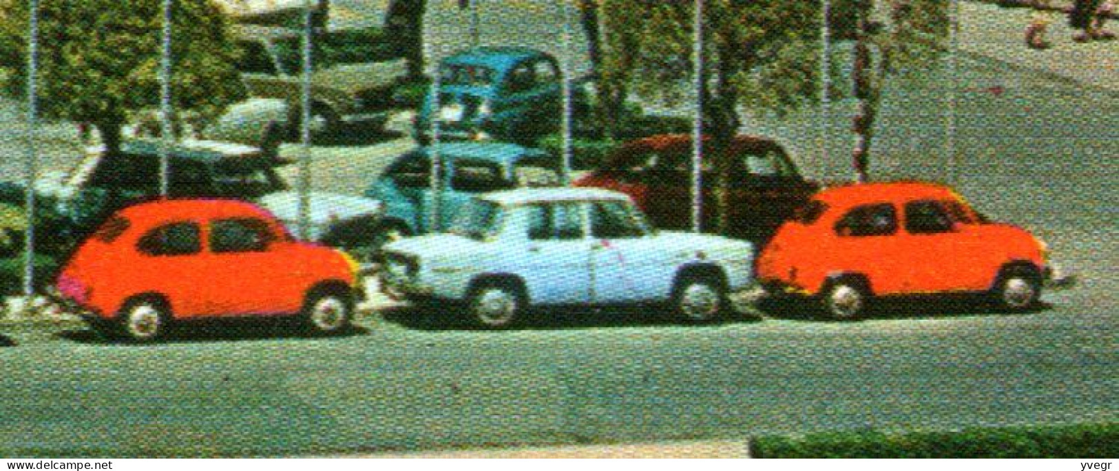 Espagne - N° 108 - ZARAGOZA - Plaza De Las Catedrales ( Place Des Cathédrales) Nombreuses Voitures (Renault R8) - Zaragoza