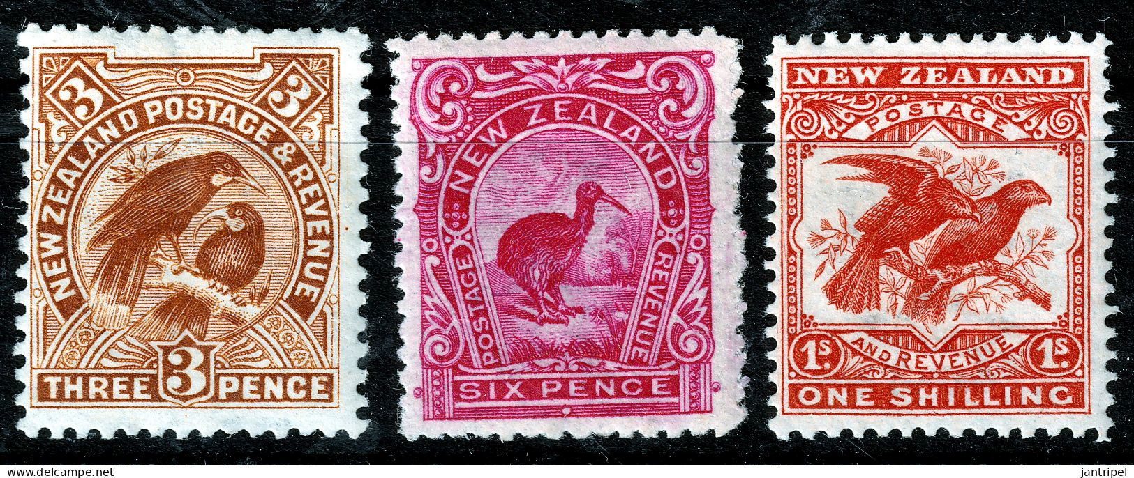 NEW ZEALAND 1900/1907 DIFFERENT MH STAMPS GOOD VALUE - Neufs