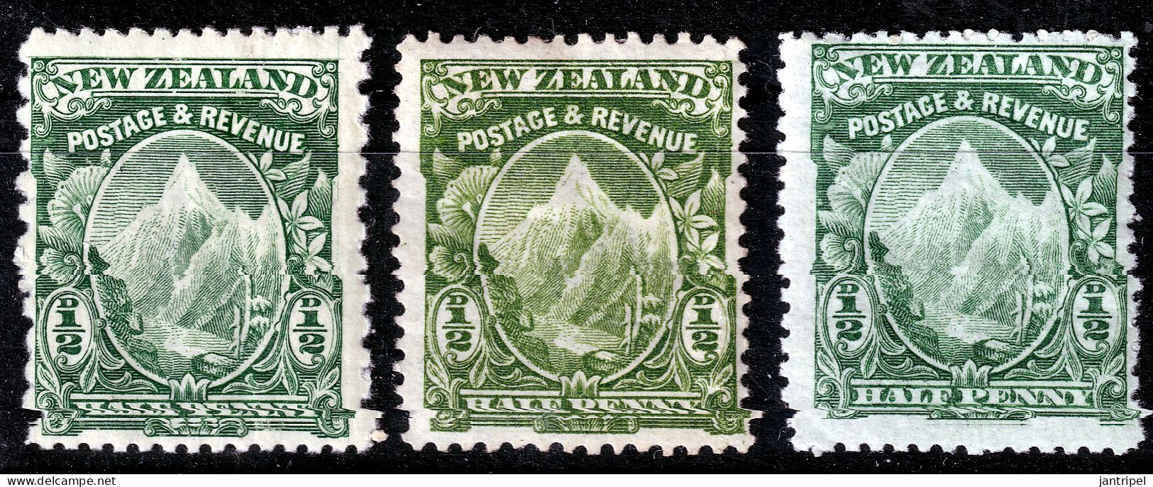 NEW ZEALAND 1900/1907 DIFFERENT MH STAMPS GOOD VALUE - Unused Stamps