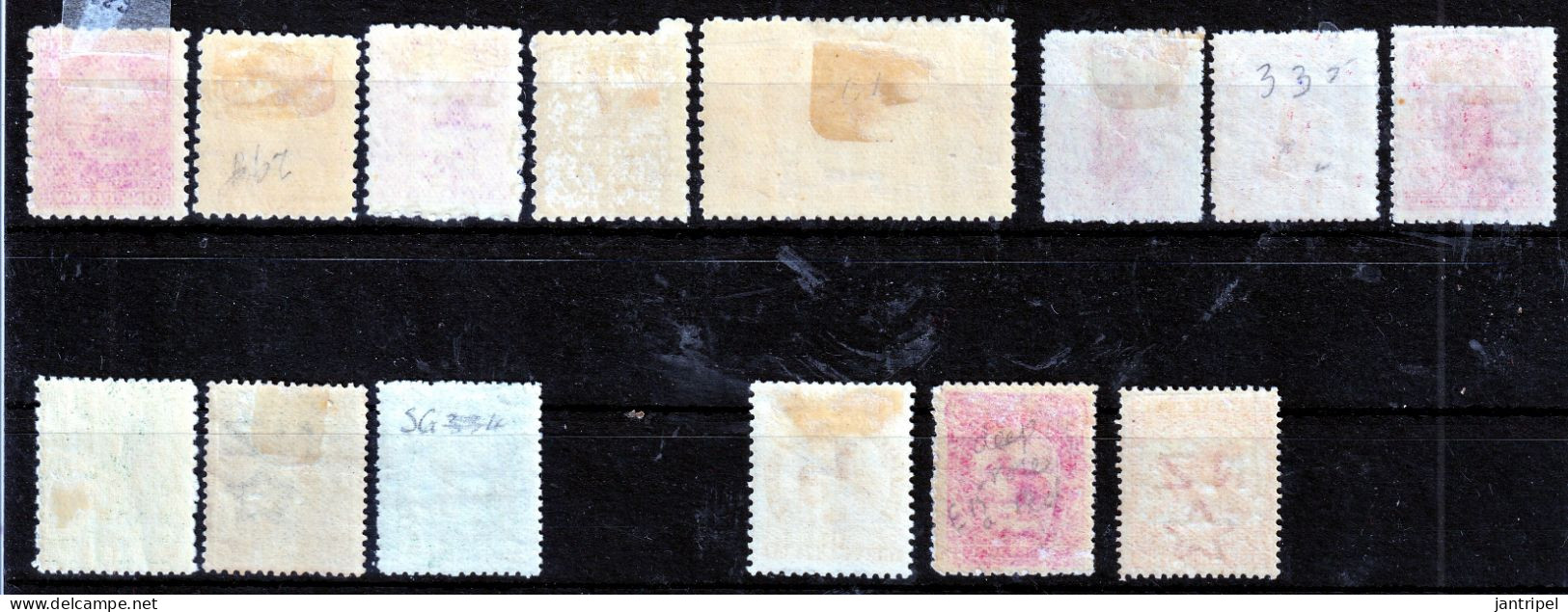 NEW ZEALAND 1900/1907 DIFFERENT MH STAMPS GOOD VALUE - Unused Stamps