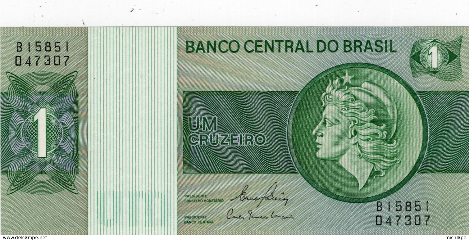 Brésil 1 Cruzeiro B15851 Billet Neuf - Brasil