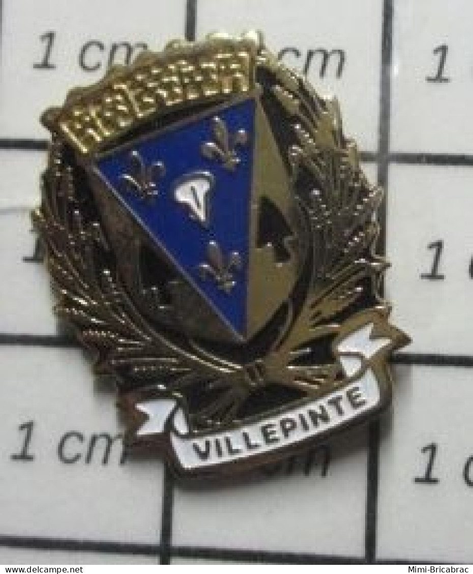 412e Pin's Pins / Beau Et Rare / VILLES / BLASON ECUSSON ARMOIRIES VILLEPINTE SANS DOMINIQUE - TGV