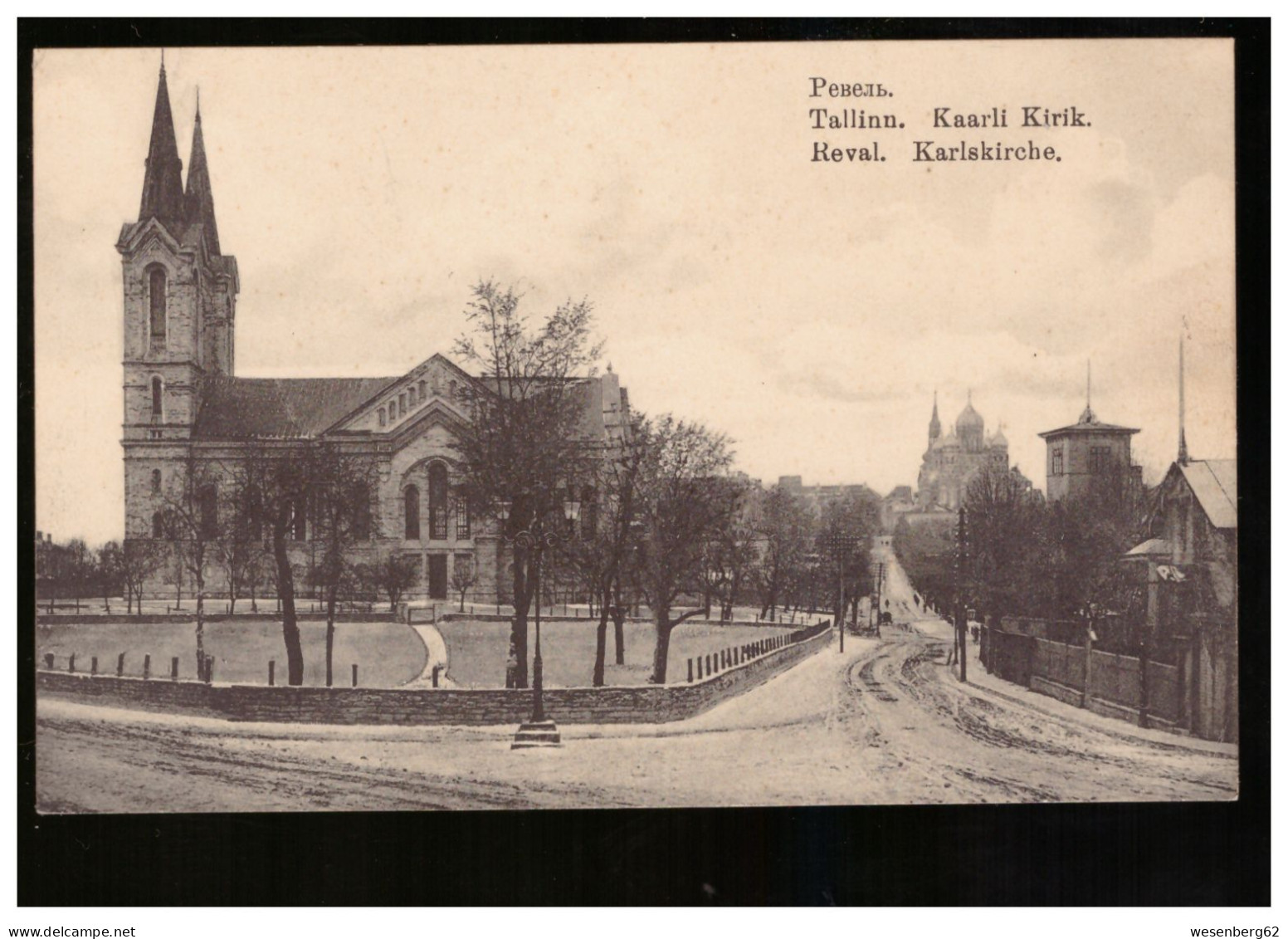 Reval/ Tallinn Karlskirche Ca 1915 - Estland