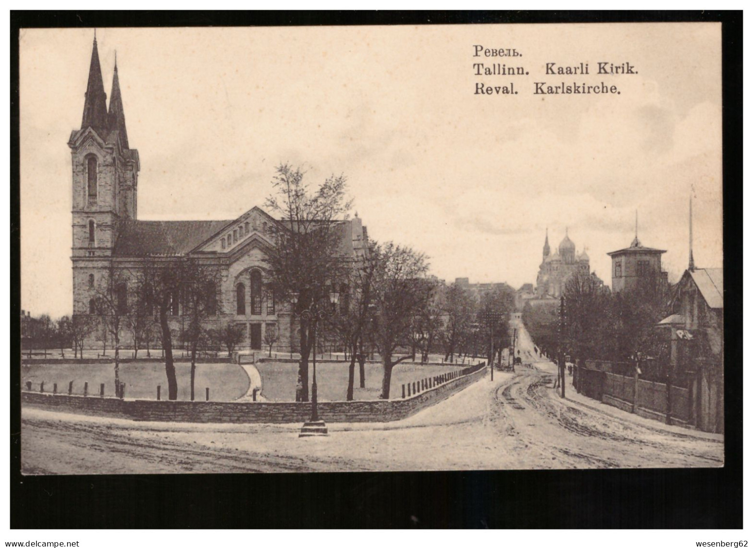 Reval/ Tallinn Karlskirche Ca 1915 - Estonia