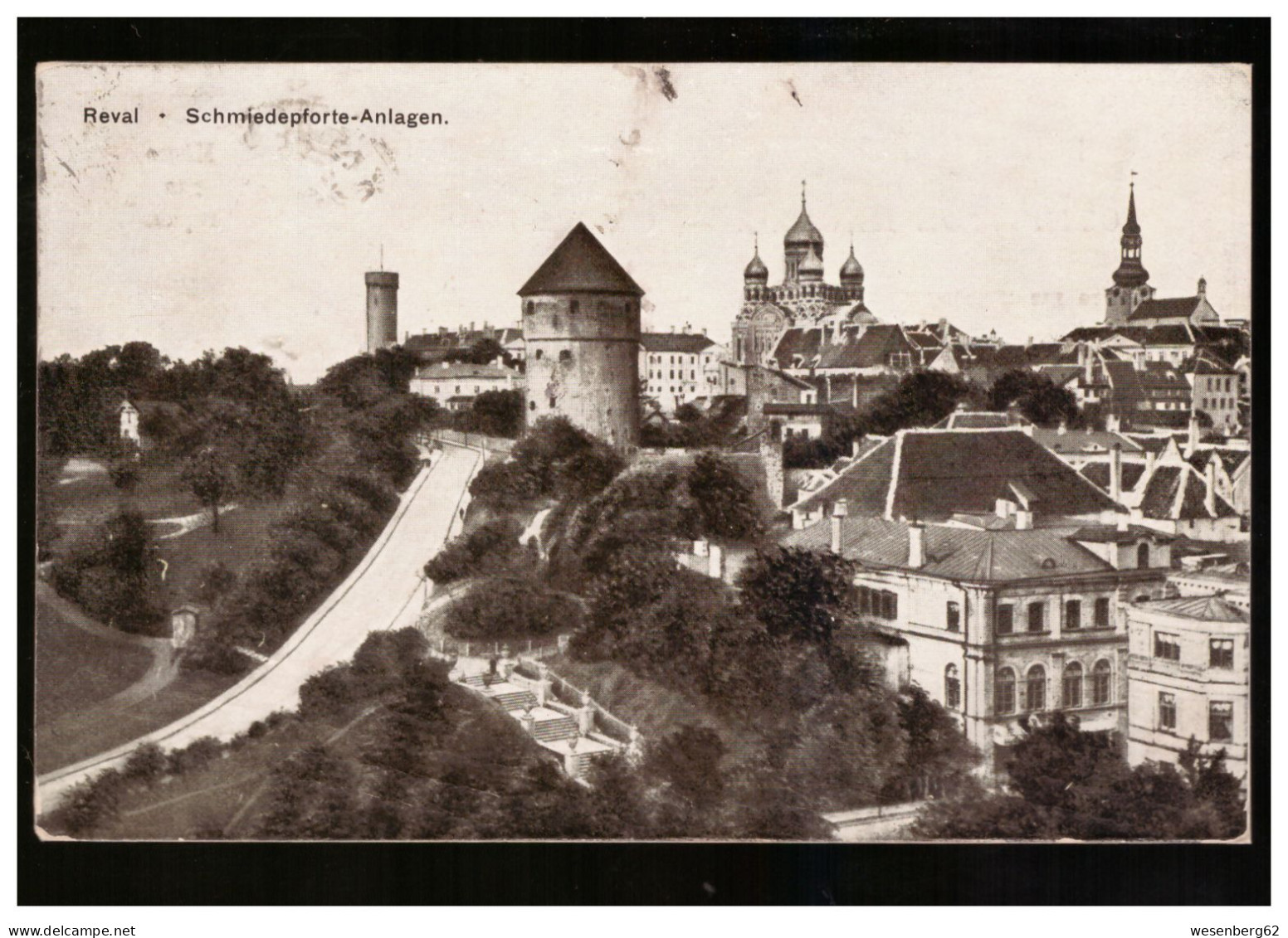Reval/ Tallinn Schmiedrpforten- Anlagen 1908 - Estonia