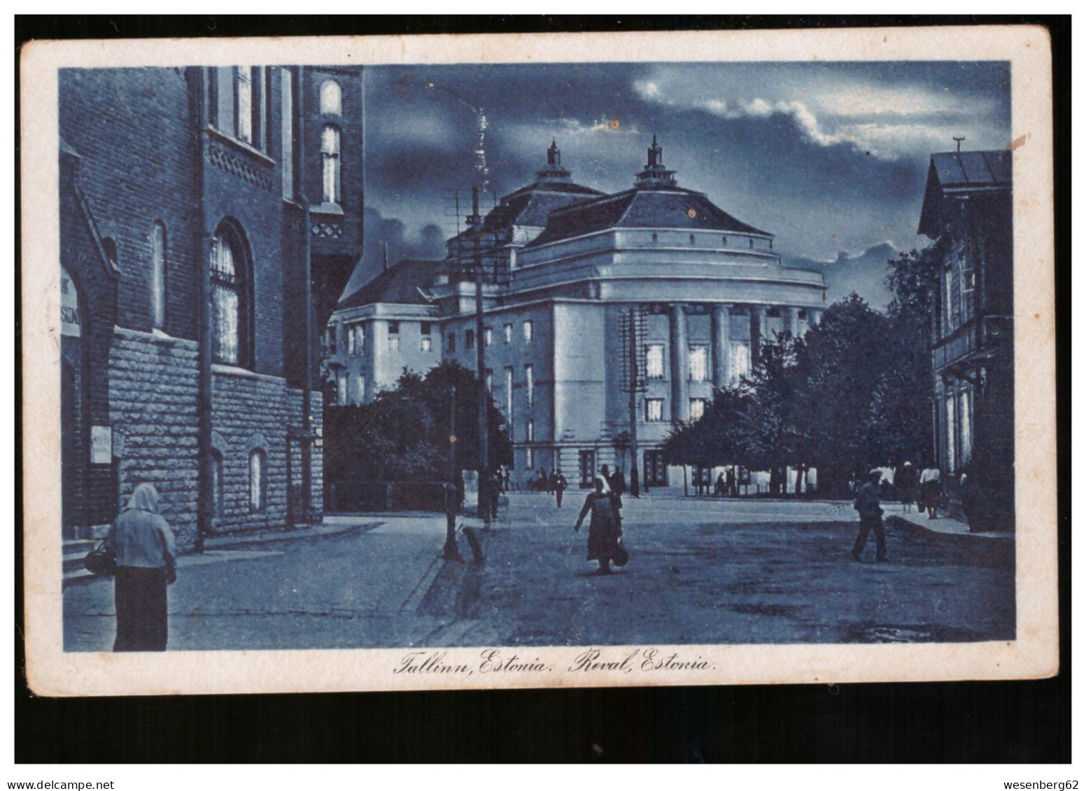 Reval/ Tallinn Estonia Theater 1924 - Estland