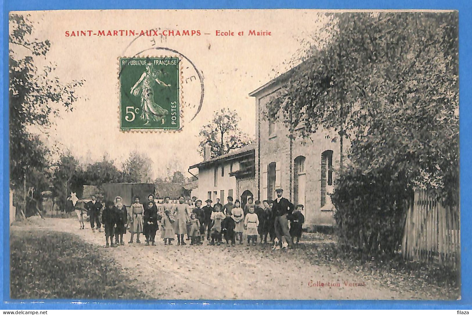 51 - Marne - Saint Martin Aux Champs - Ecole Et Mairie (N15064) - Vitry-la-Ville