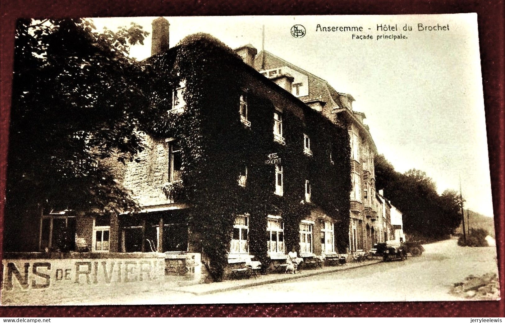 ANSEREMME  -- Hôtel Du Brochet  -  Façade Principale - Parks, Gärten