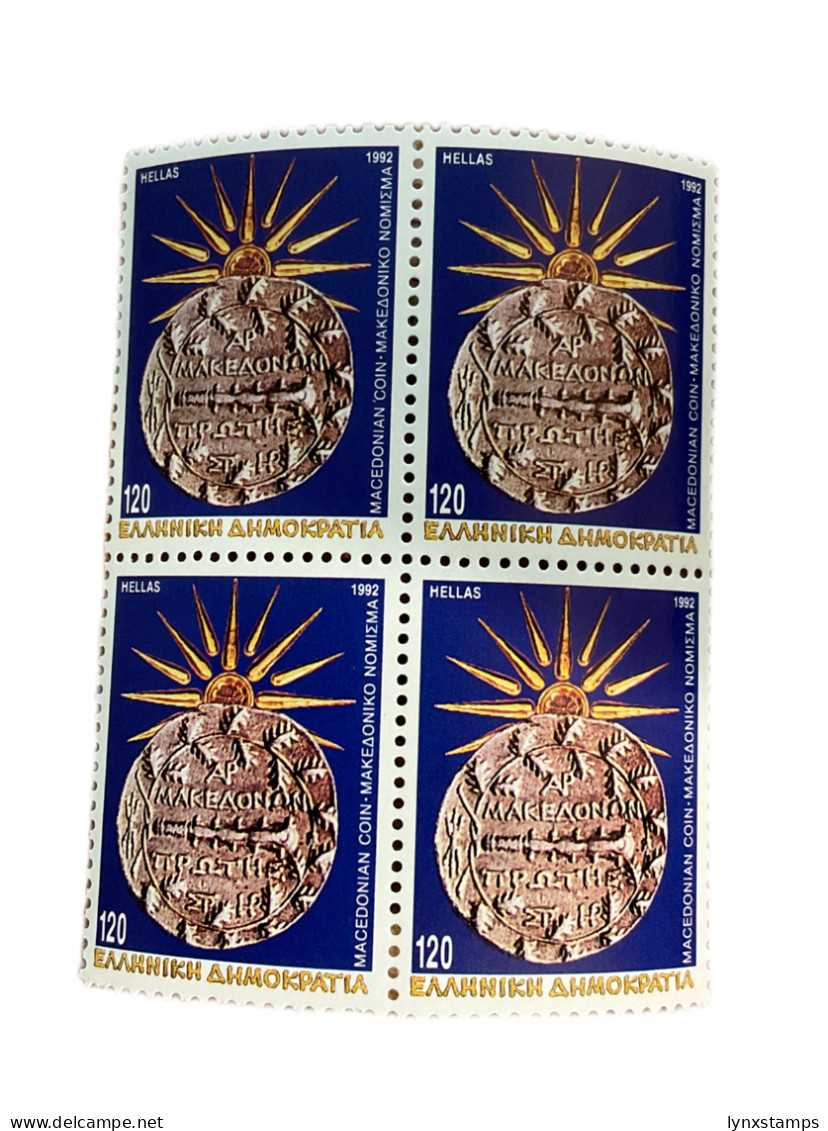 G009 Greece 1992 Macedonian Treasures Block Of 4 Mint - Blokken & Velletjes