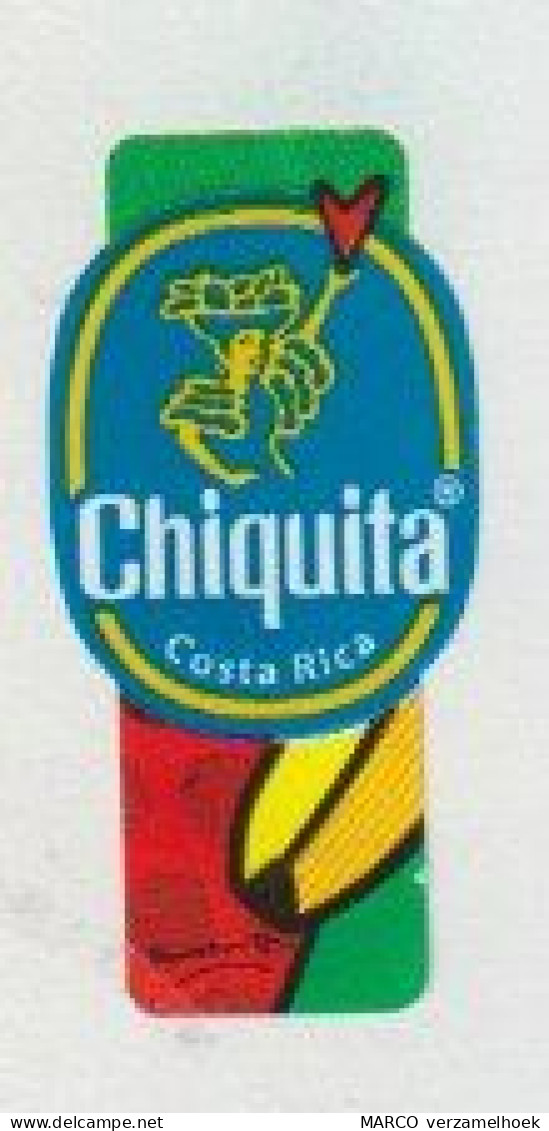 1x Fruit Label Sticker CHIQUITA Banana-bananen Costa Rica - Fruit En Groenten