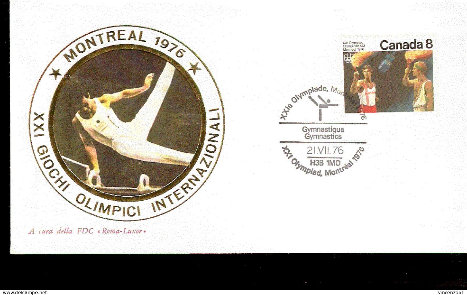 MONTREAL OLIMPIC GAME  1976 GINNASTICA ANNULLO SPECIALE - Gymnastics