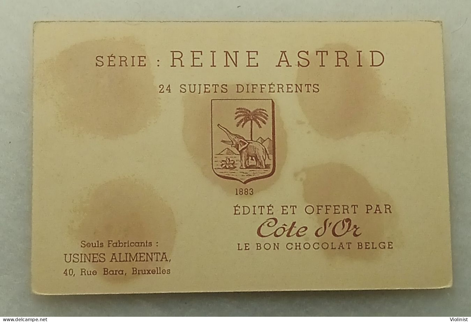 Inauguration De I'Exposition De Bruxelles,le 27 Avril 1935.-serie REINE ASTRID - Côte D'Or