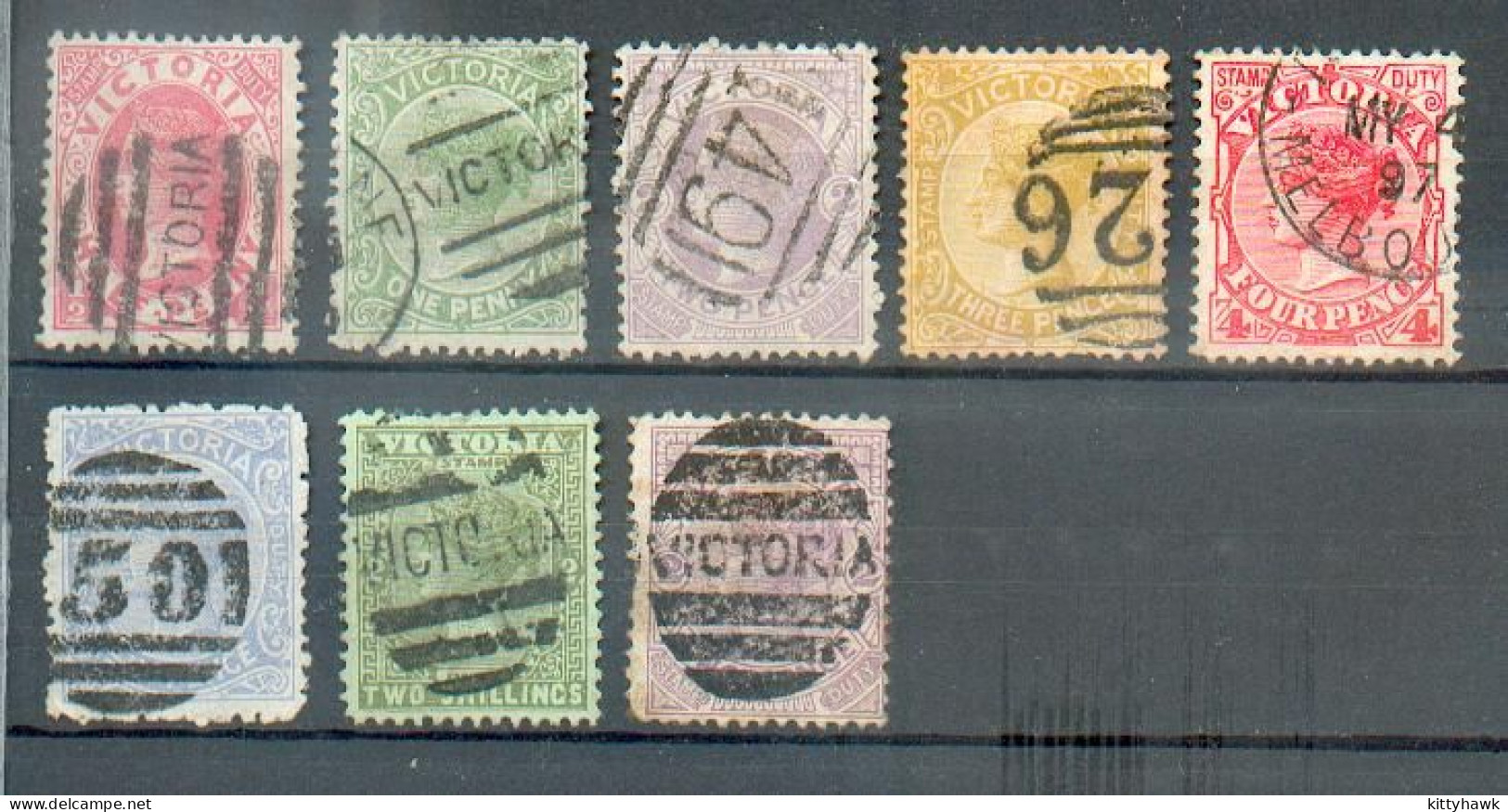 B 213 - Victoria - YT 83-84-85a-86-87-88-91-92 ° Obli - Used Stamps